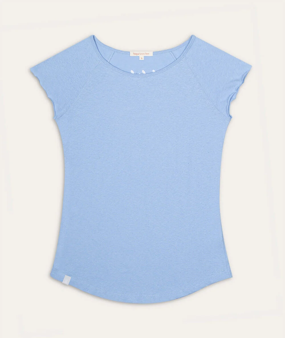 SAYA - Tee-shirt en coton lin – Image 4
